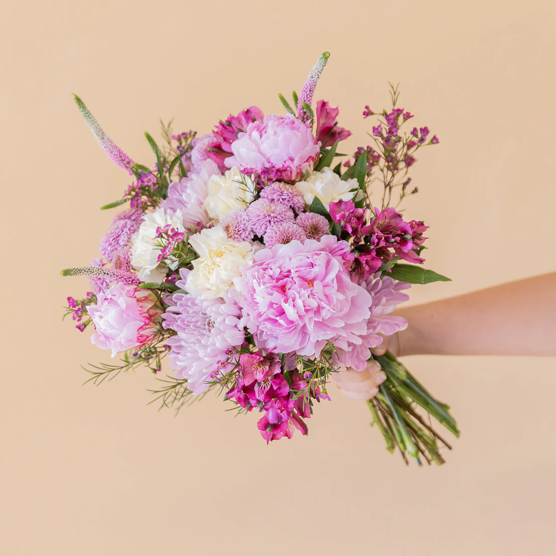 Enchanté - Ramo con Peonías Rosas - Image 3