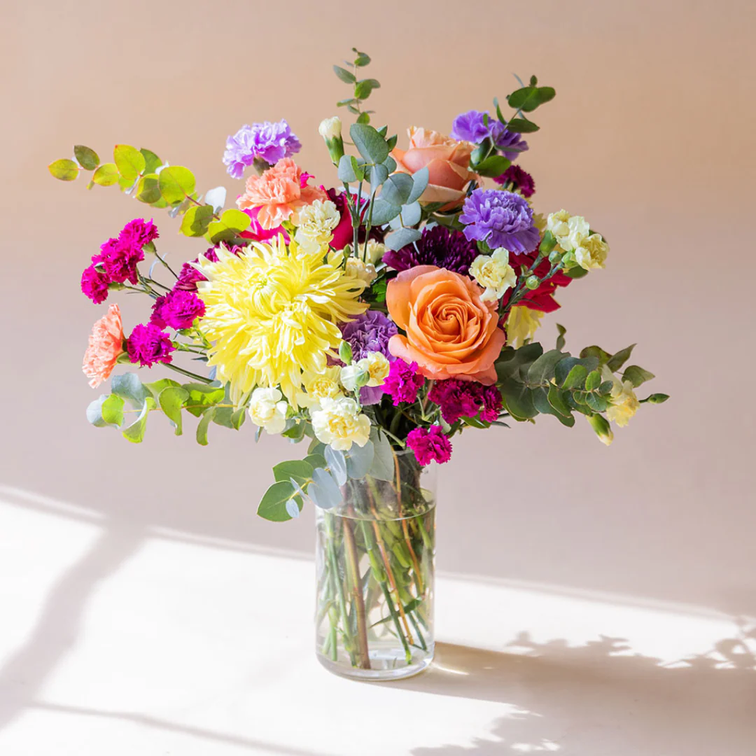 Ramo de Flores Coloridas con Peluche y Tarjeta - Image 5
