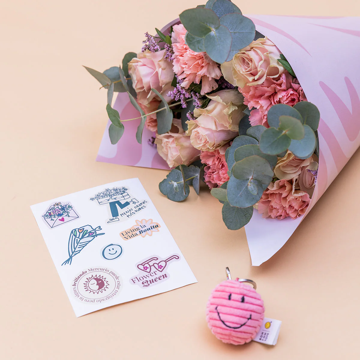 Para Ti, Amiga - Ramo de flores con detalles especiales - Image 7