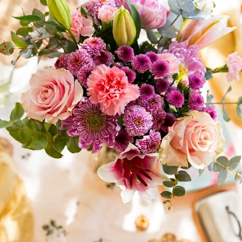 El Bonito - Ramo con flores rosas - Image 7